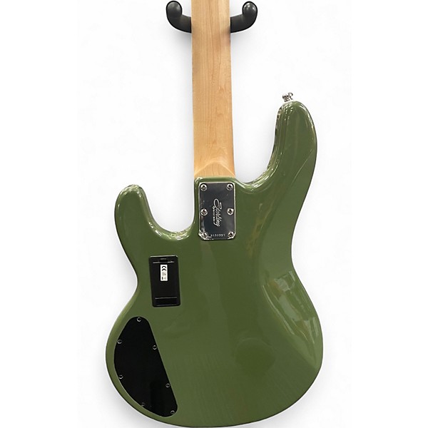Used Sterling by Music Man Sting Ray RAY4HH Olive Electric Bass Guitar