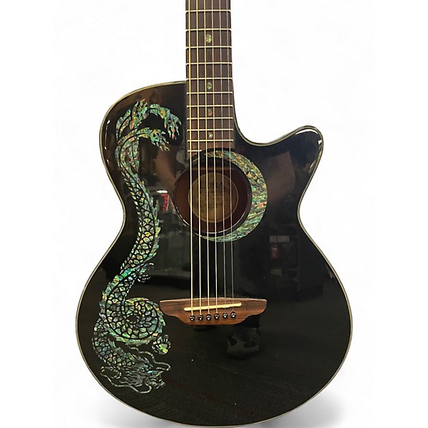 Used Luna Fauna Dragon Fauna Dragon Acoustic Electric Guitar