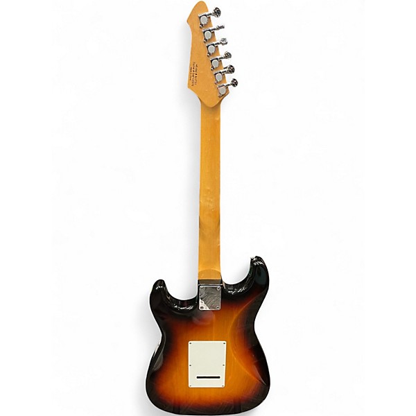 Used Austin S Style 2 Tone Sunburst Solid Body Electric Guitar