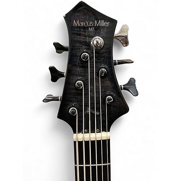 Used Sire Marcus Miller M7 6 String Trans Black Electric Bass Guitar