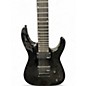 Used Jackson JS22-7 Dinky 7 String Satin Black Solid Body Electric Guitar