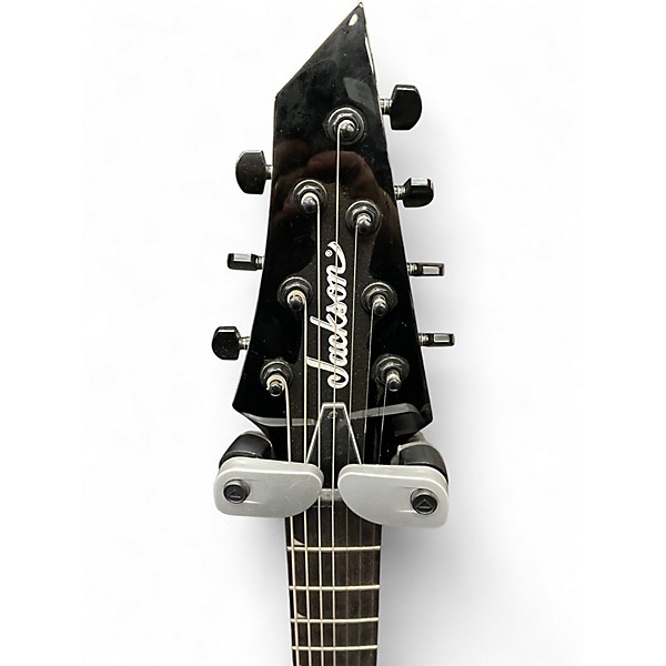 Used Jackson JS22-7 Dinky 7 String Satin Black Solid Body Electric Guitar