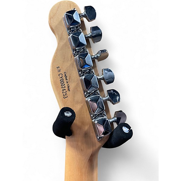 Used Squier UPGRADED AFFINITY TELECASTER Olympic White Solid Body Electric Guitar