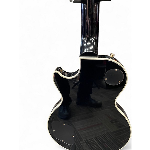 Used Epiphone Les Paul Custom Black Solid Body Electric Guitar