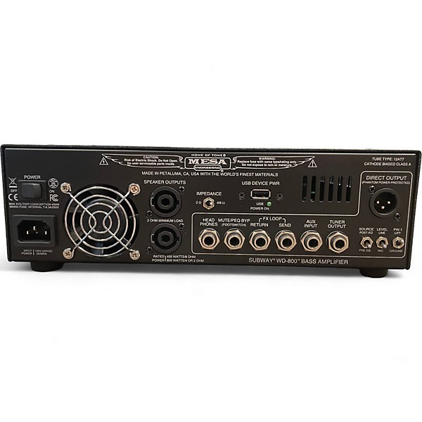 Used MESA/Boogie Subway WD-800 Bass Amp Head