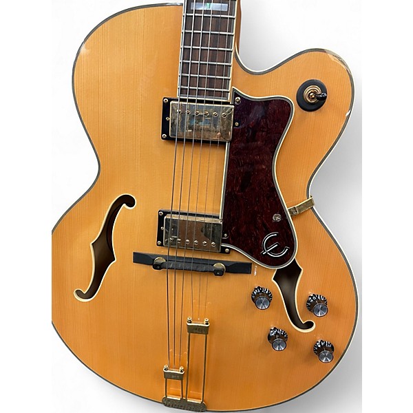 Used Epiphone Broadway Natural Hollow Body Electric Guitar