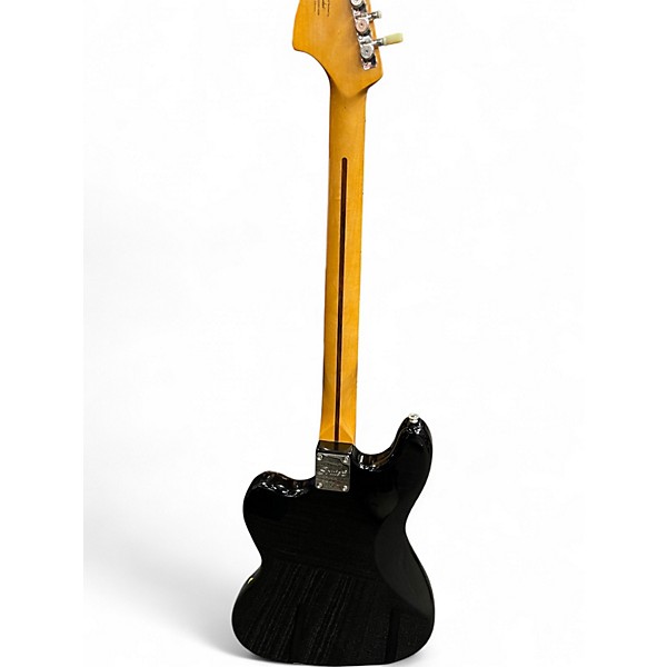 Used Squier Vintage Modified Bass VI Black Electric Bass Guitar