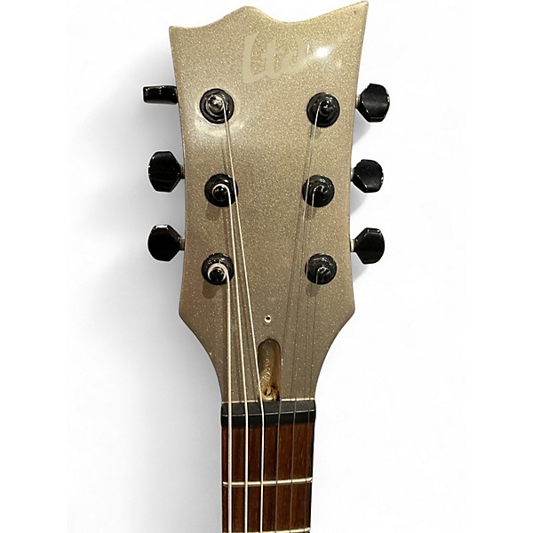 Used ESP LTD Viper 50 Metallic Silver Solid Body Electric Guitar