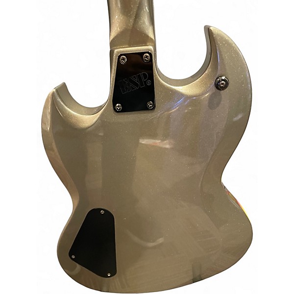 Used ESP LTD Viper 50 Metallic Silver Solid Body Electric Guitar