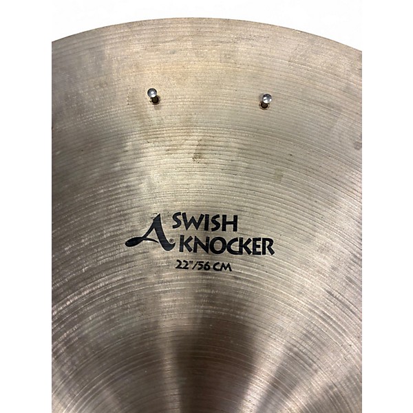 Used Zildjian 22in A SWISH KNOCKER Cymbal