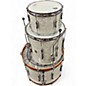 Used British Drum Co. 3 Piece Lounge marine white pearl Drum Kit thumbnail