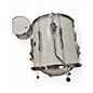 Used British Drum Co. 3 Piece Lounge marine white pearl Drum Kit