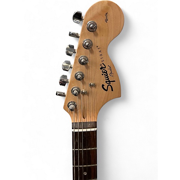 Used Squier Affinity Stratocaster Black Solid Body Electric Guitar