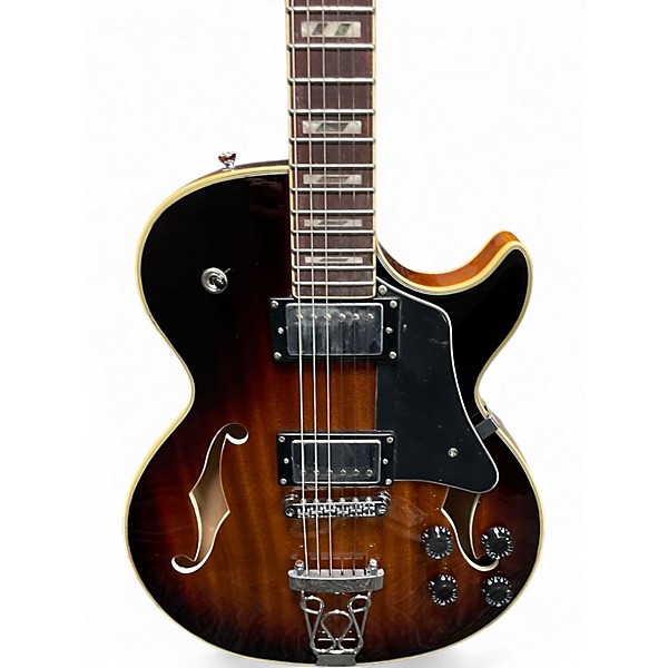Used Iyv IJZ-300 Natural Hollow Body Electric Guitar