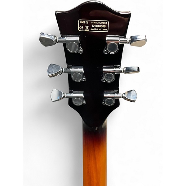 Used Iyv IJZ-300 Natural Hollow Body Electric Guitar