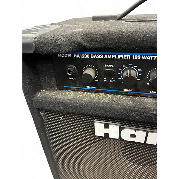 Used Hartke Kickback 15 HA1200 Bass Combo Amp