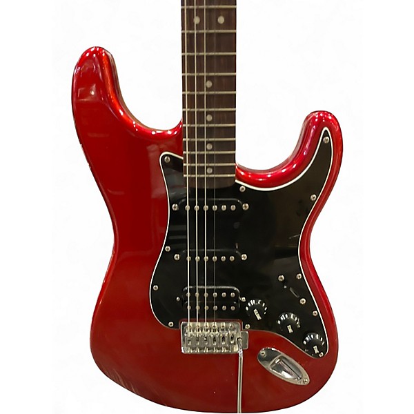 Used Squier affinity stratocaster hss Candy Apple Red Solid Body Electric Guitar