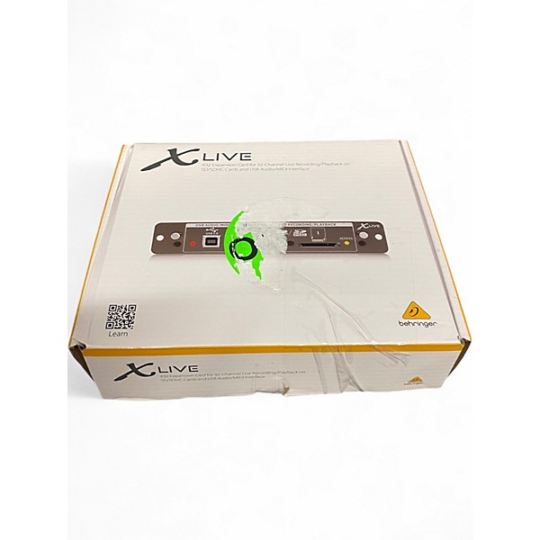 Used Behringer X Live Expansion Card Audio Interface