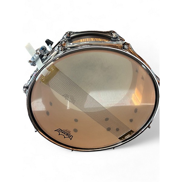 Used Pork Pie 13X7 Exotic Rosewood Zebrawood Natural Drum