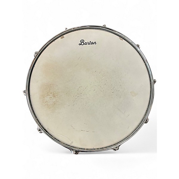 Used Barton Drums 8X14 Beech Ebony Natural Drum
