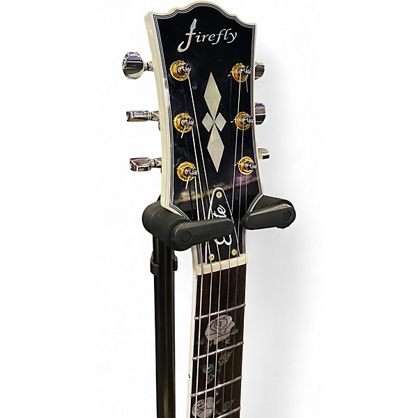 Used Firefly FFLP Custom Elite Trans purple burst Solid Body Electric Guitar