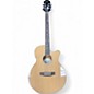 Used Epiphone PR-4E Natural Acoustic Electric Guitar thumbnail