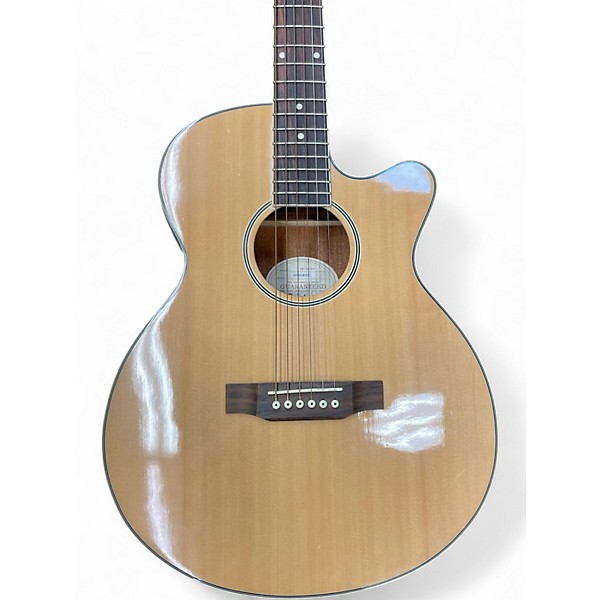 Used Epiphone PR-4E Natural Acoustic Electric Guitar