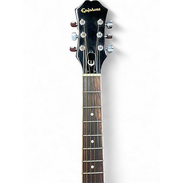 Used Epiphone PR-4E Natural Acoustic Electric Guitar