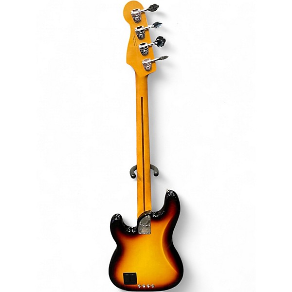 Used 2024 Fender American Ultra II Precision Bass 3 Color Sunburst Electric Bass Guitar