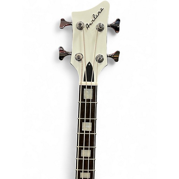 Used Eastwood Airline Map Red Electric Bass Guitar