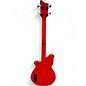 Used Eastwood Airline Map Red Electric Bass Guitar