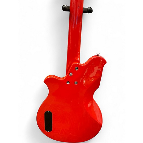 Used Eastwood Airline Map Red Electric Bass Guitar