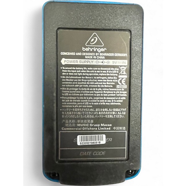 Used Behringer TM300 Tube Amp Modeler Effect Pedal