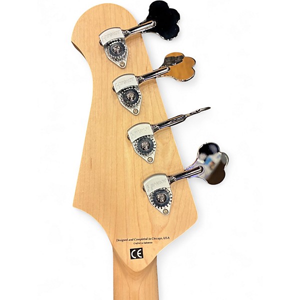 Used Lakland DJ4 Skyline Darryl Jones Signature Lake Placid Blue Electric Bass Guitar