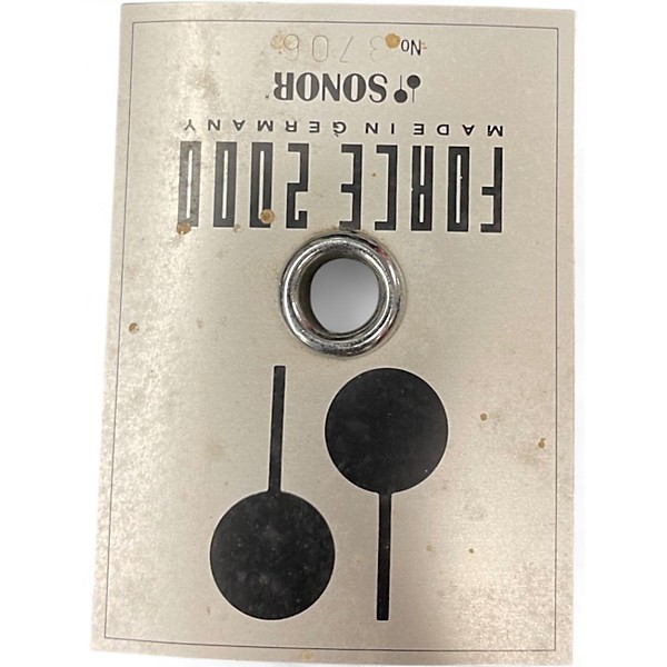 Used SONOR 5 Piece Force 2000 BLACK Drum Kit