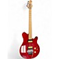 Used Sterling by Music Man SUB SERIES AXIS TRANSPARENT RED Solid Body Electric Guitar thumbnail