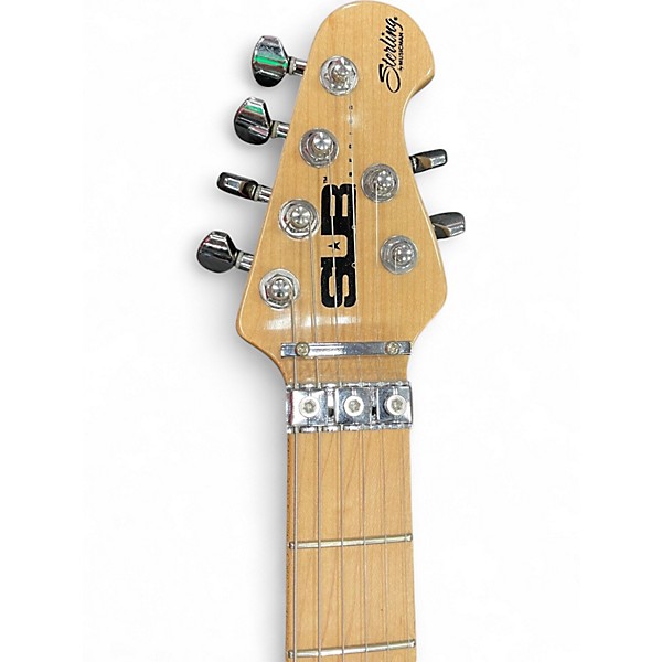 Used Sterling by Music Man SUB SERIES AXIS TRANSPARENT RED Solid Body Electric Guitar