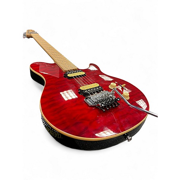 Used Sterling by Music Man SUB SERIES AXIS TRANSPARENT RED Solid Body Electric Guitar