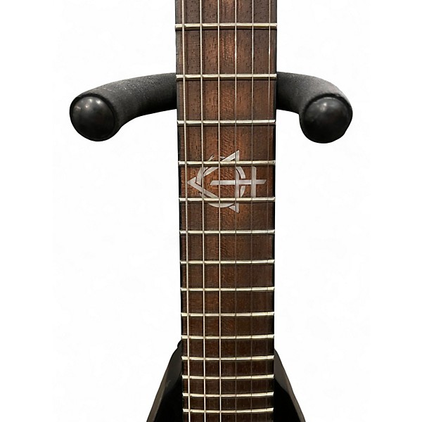 Used ESP LTD HEX-200 Satin Black Solid Body Electric Guitar