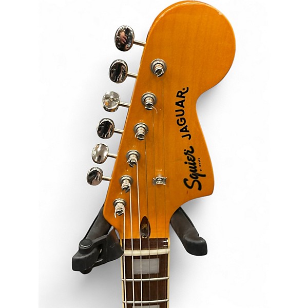 Used Squier classic vibe 70s jaguar sunburst Solid Body Electric Guitar