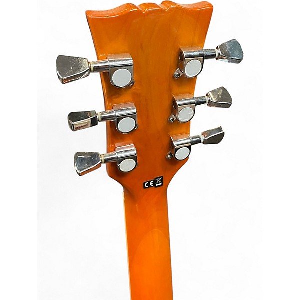 Used Harley Benton HB-35 Plus Lemon Drop Hollow Body Electric Guitar