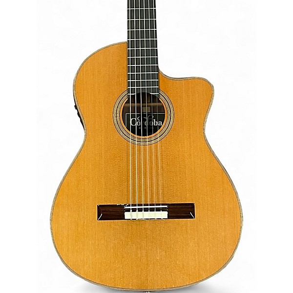 Used Cordoba Fusion Orchestra CE Natural Classical Acoustic Electric Guitar