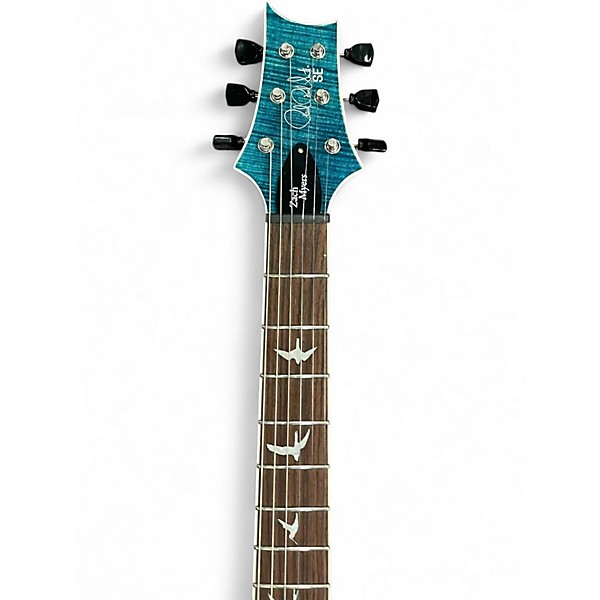 Used PRS Zach Myers Signature SE Blue Solid Body Electric Guitar