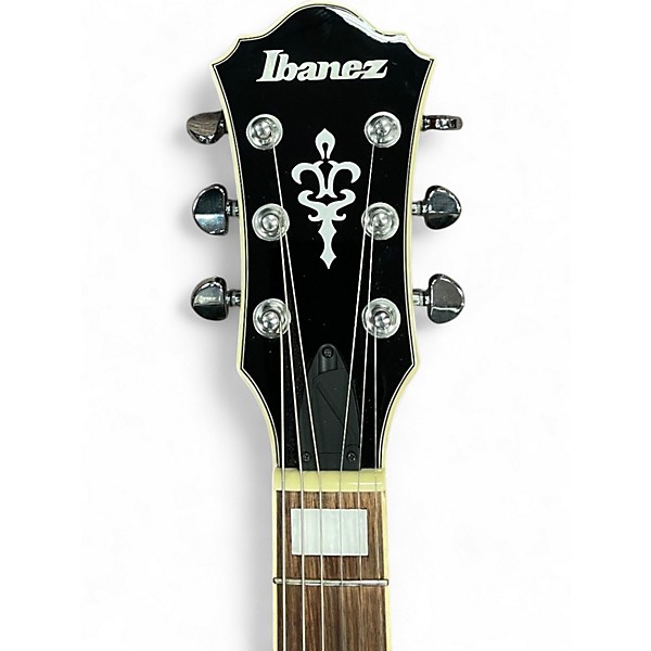 Used Ibanez AF75 Trans Red Hollow Body Electric Guitar