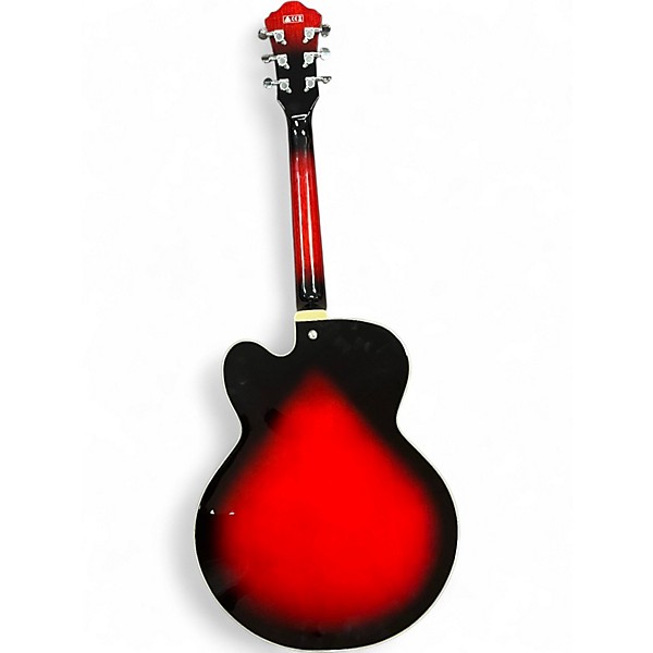 Used Ibanez AF75 Trans Red Hollow Body Electric Guitar