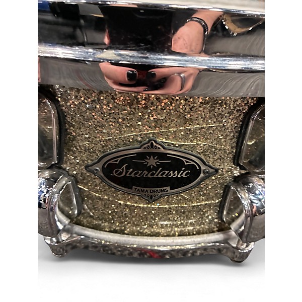 Used TAMA 14X5.5 Starclassic Snare Champagne Sparkle Drum
