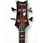Used Schecter Guitar Research Stiletto Extreme 4 String RED BURST Electric Bass Guitar