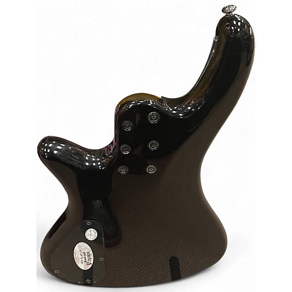 Used Schecter Guitar Research Stiletto Extreme 4 String RED BURST Electric Bass Guitar