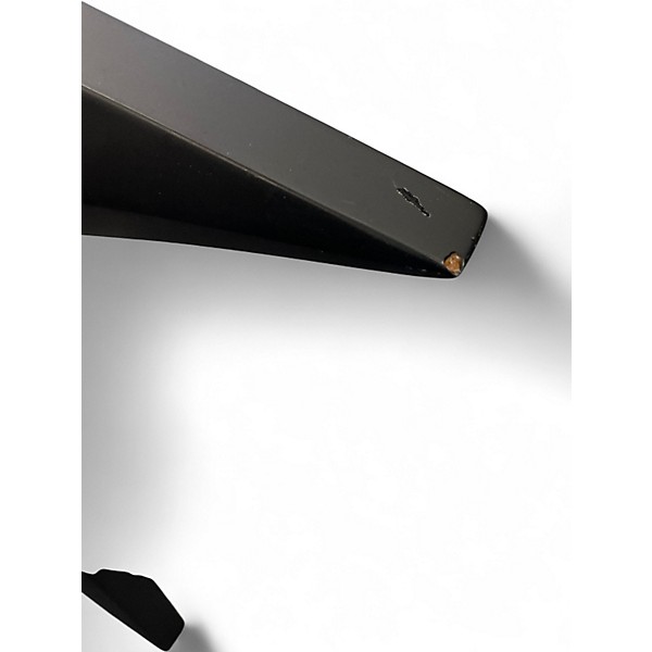 Used ESP LTD Black Metal Flying V Flat Black Solid Body Electric Guitar