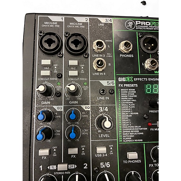 Used Mackie PROFX6 Powered Mixer